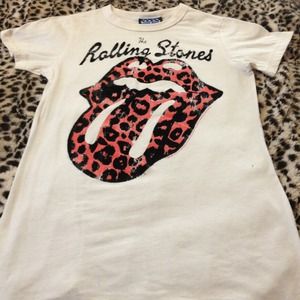 Rolling Stones Leopard Tee