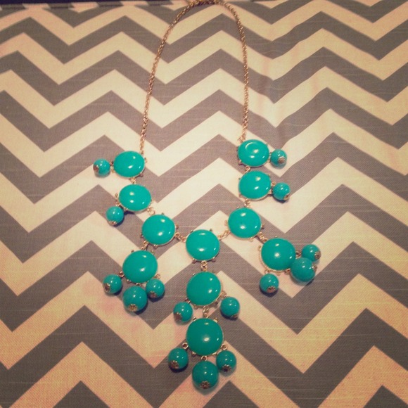 Turquoise bauble necklace
