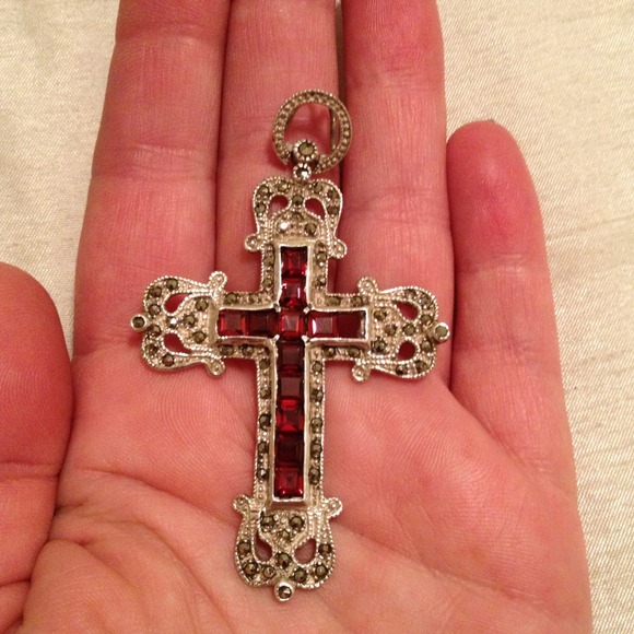 Bundled for hook7777! Silver & garnet pendant! - Picture 3 of 3