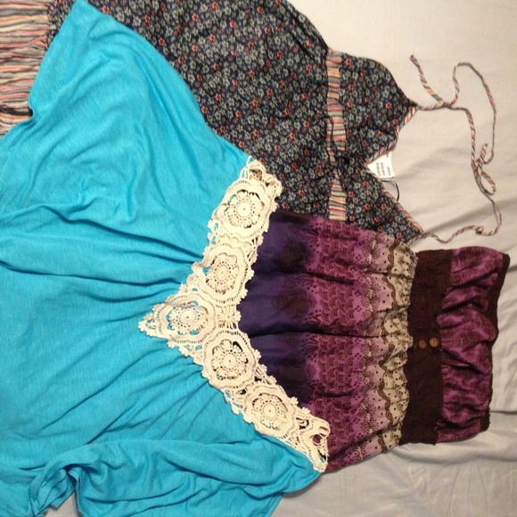 2 tops and dress all great over your bathing suit