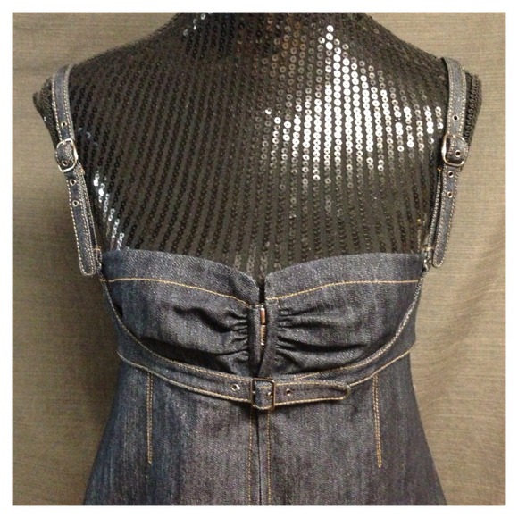 {Shimmery Bustier Mini} Dress Sz2 - Picture 2 of 4