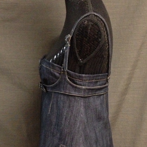 {Shimmery Bustier Mini} Dress Sz2 - Picture 3 of 4