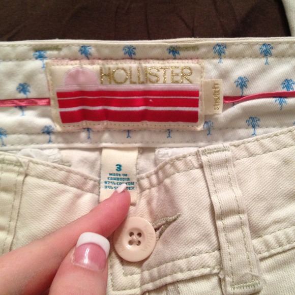 Hollister light khaki pants!