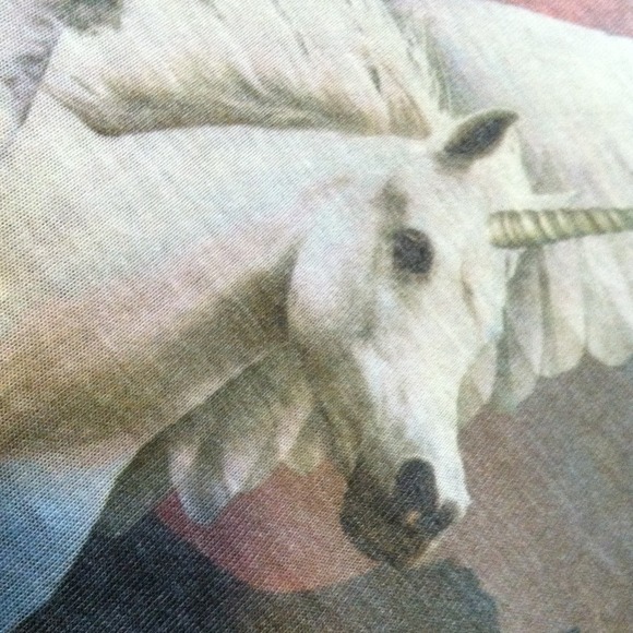 Unicorn Pegasus oversized shirt - Picture 2 of 2