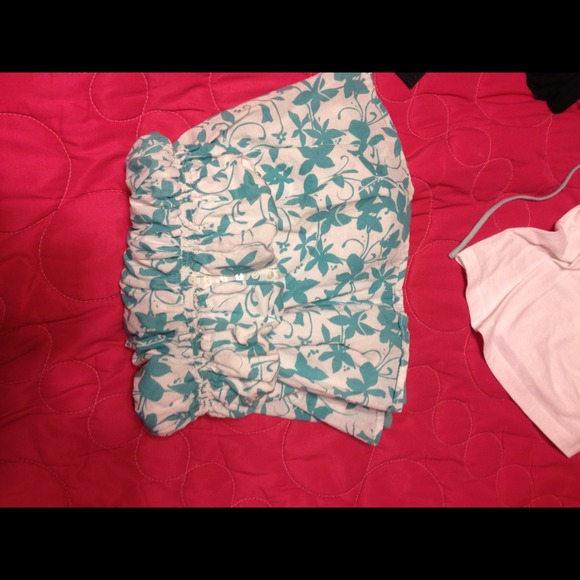 Light blue and white tube top - Picture 1 of 3