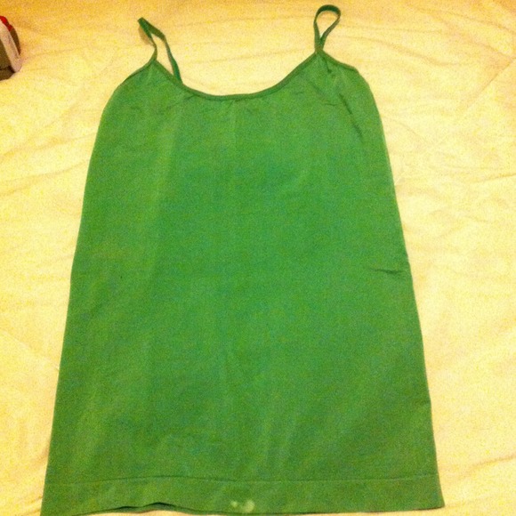 Green spandex tank