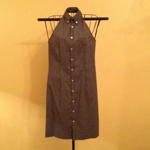 Ralph Lauren shirt waist halter dress. Size 6.
