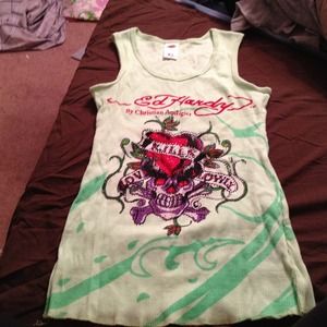 Ed Hardy tank!