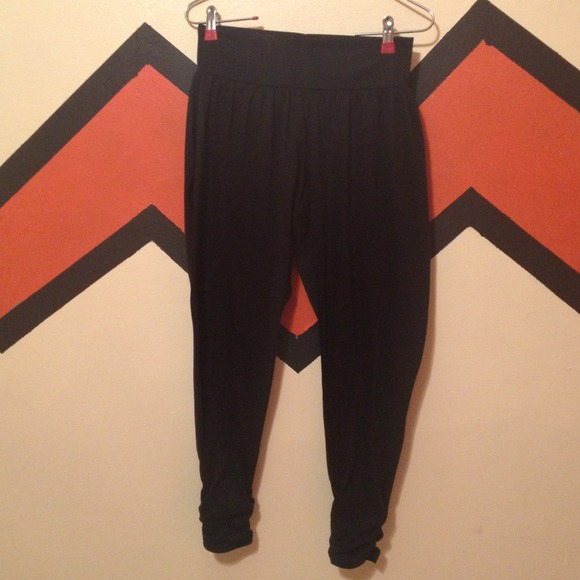 black harem pants