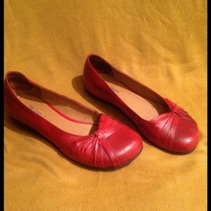 Cute red flats