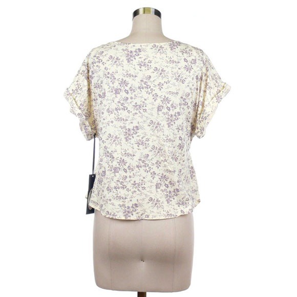 Butterfly lace with flower printed top - Picture 3 of 4