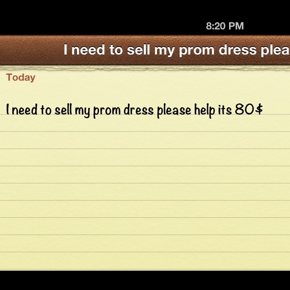 Prom dress