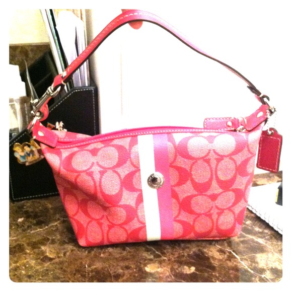 👄Authentic👄 coach signature heritage stripe