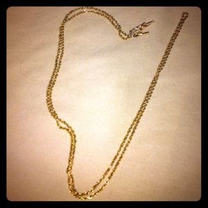 Ladies 14k yellow gold rope chain