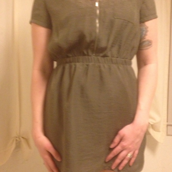 Army green dress