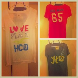 Hollister shirts bundle (ON HOLD)
