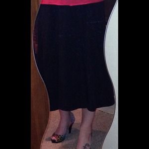 Black Plus Size Skirt