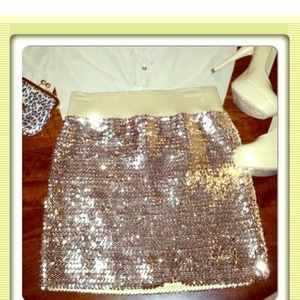 Golden Sparkling Skirt REDUCED!!