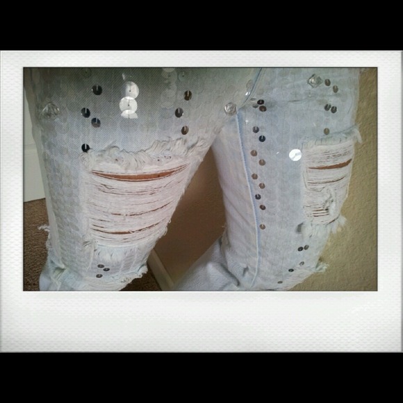 Embroidered jeans