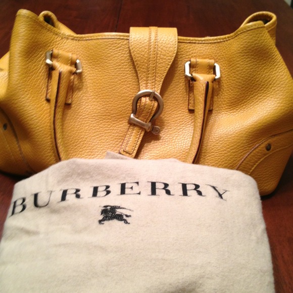 Authentic Leather Burberry Bag