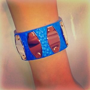 Leather Mirror Bracelet