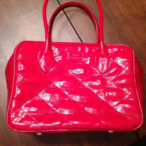 Authentic Red Lulu Guinness Bag