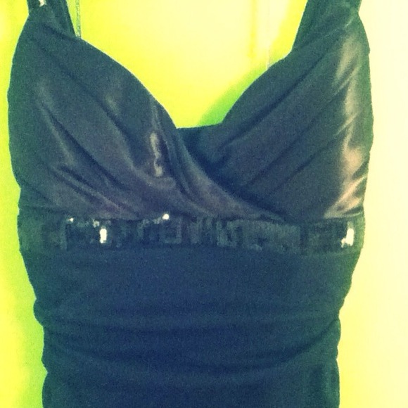 Long black dress