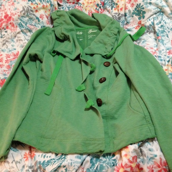 Bundle Lucky brand sweater jacket and AE jeans!