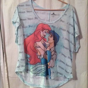 Authentic Disney Ariel The Little Mermaid Top