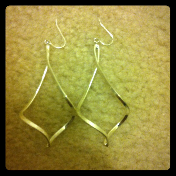 Silver earrings