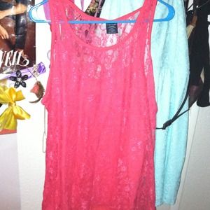 Lacey tank top.