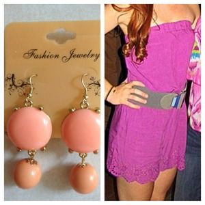 Reserved Bundle. Romper and Bubble Earrings