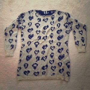 Gold and black leopard print oversized sweater