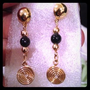 Vintage Gold Color Earrings