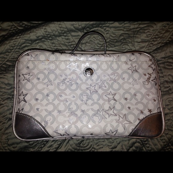 Coach large makeup bag