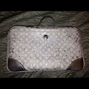 Coach large makeup bag