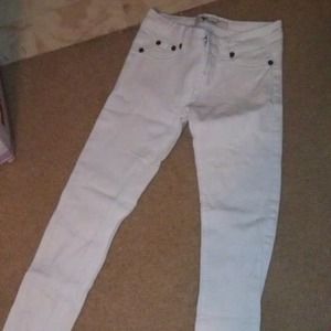 Wet Seal white skinny jeans