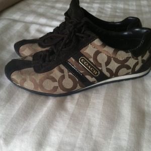 Authentic Coach tennis shoes