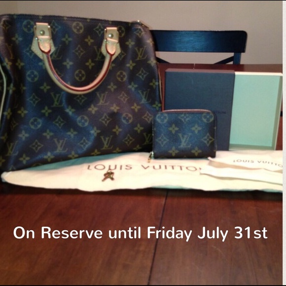 Authentic Louis Vuitton Bag Speedy 30