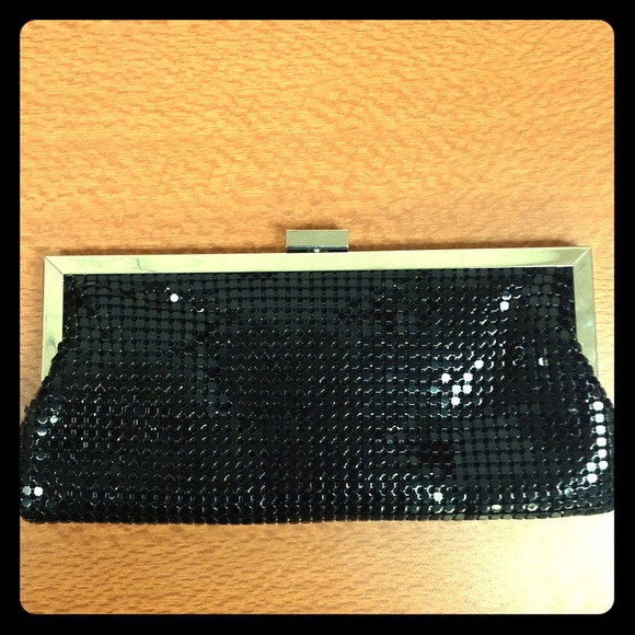 Sparkly Black Evening Clutch
