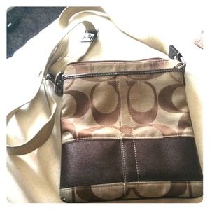 Authentic Coach cross body bag