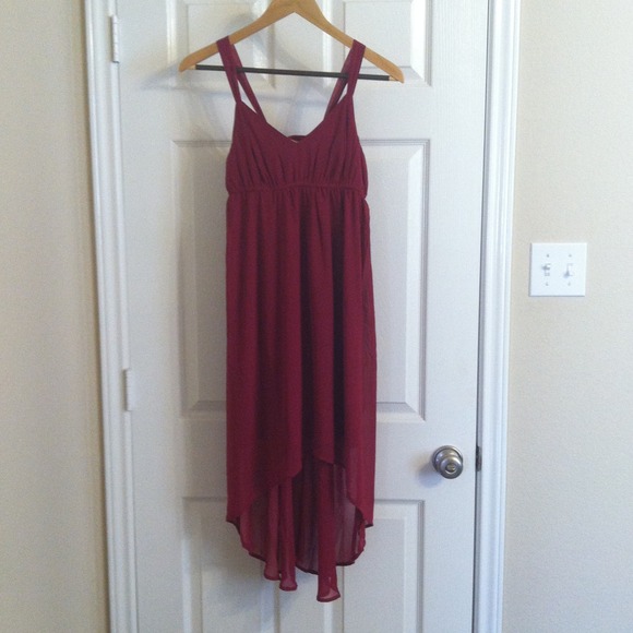 *REDUCED* Boysenberry hi-lo dress