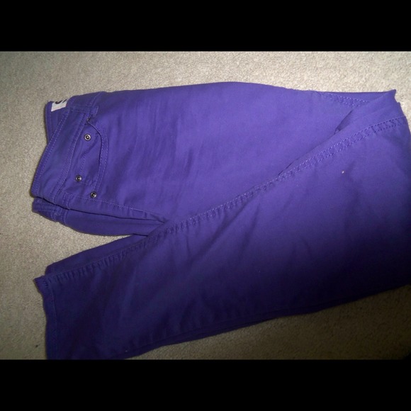 Purple jeggings
