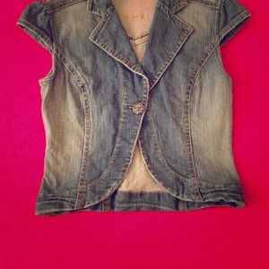 DKNY Jean Vest