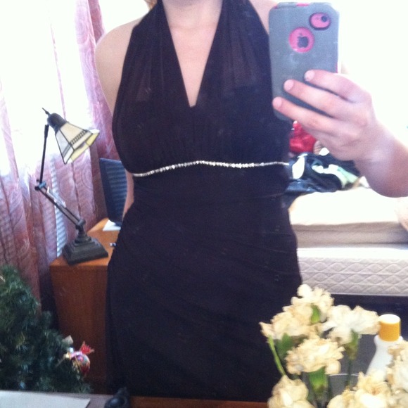 Brown long dress