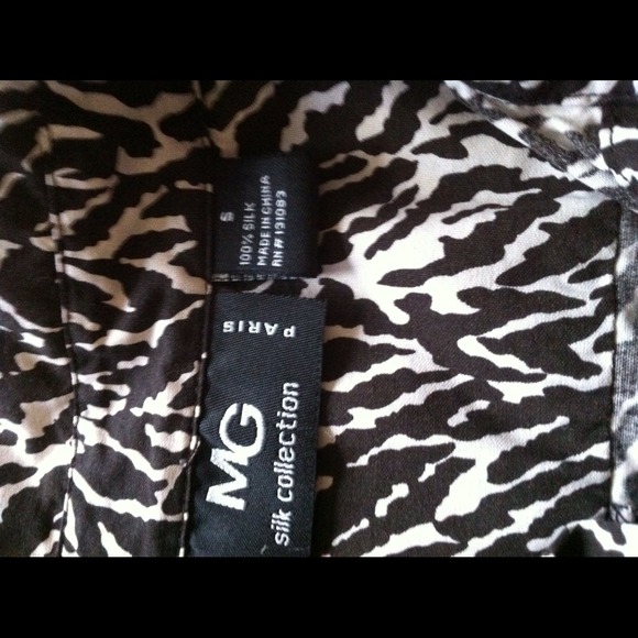 *SOLD* 100% Brown blouse - Picture 3 of 3