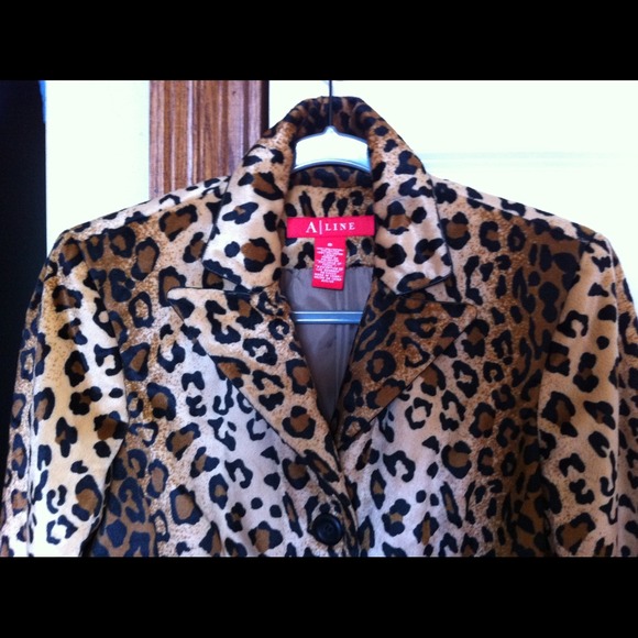 🚫Sold in bundle🚫Animal Print Blazer A|LINE - Picture 2 of 4