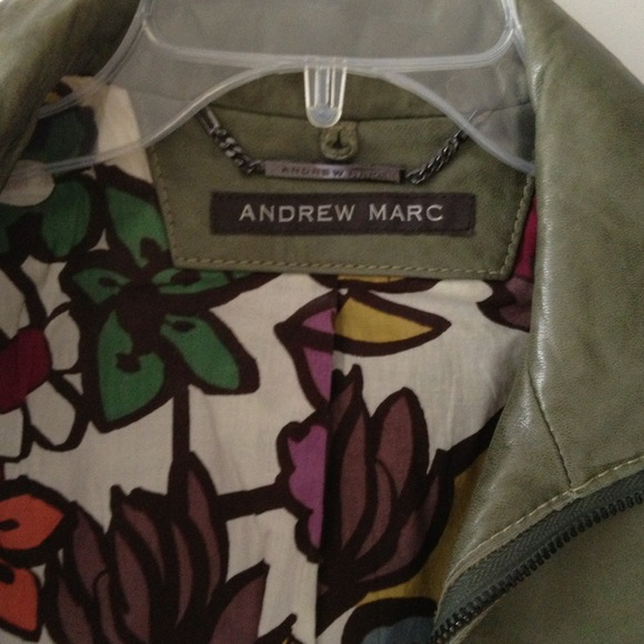 Andrew Marc Leather Jacket - Picture 2 of 3