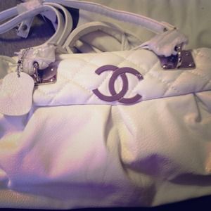 White Chanel Purse