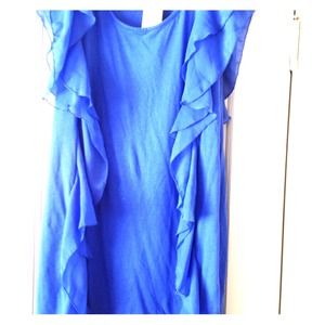 H&M royal blue shift dress